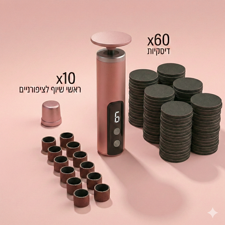 מארז פדיקור NanoGloss X1